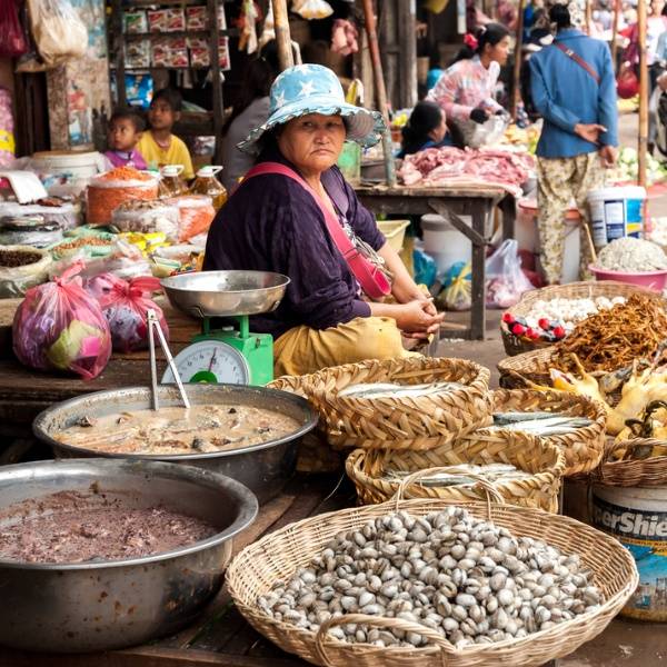 Local desserts at old market