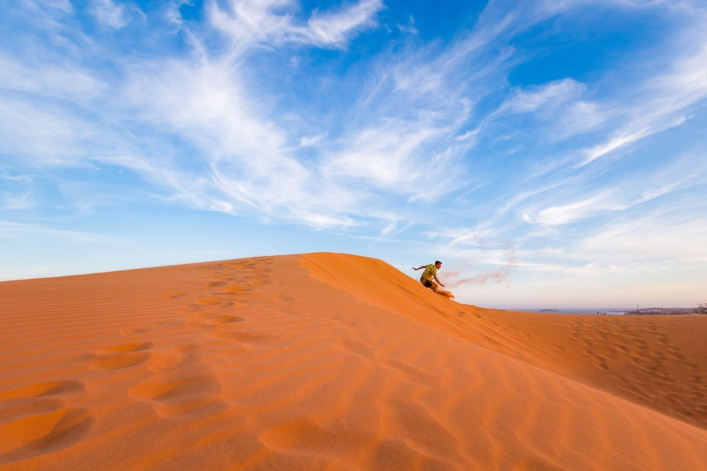 Mui Ne red sand dunes